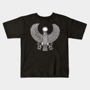 Pharaoh Tutankhamen Falcon Horus Kids T-Shirt